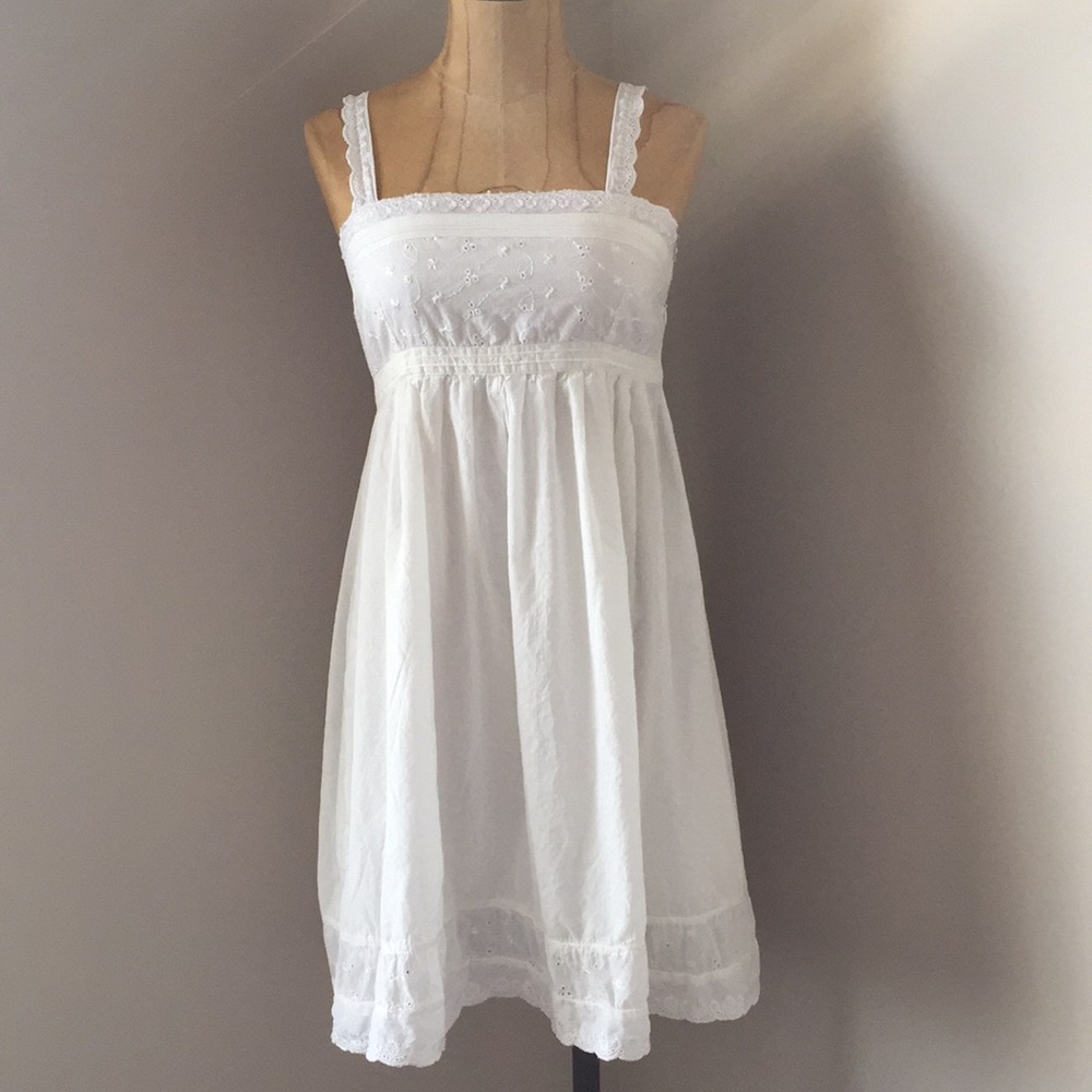 Urban Outfitters Eyelet Babydoll Dress